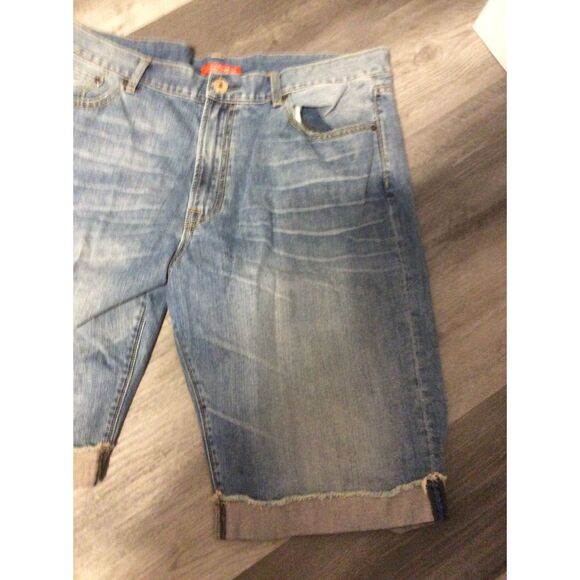 Vintage Ed Hardy Jorts Mens Denim Size 40" Waist Y2K Shorts - Picture 2 of 7